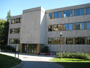 Northrop Frye Hall, University of Toronto. Photo by Simon P. Licensed under Creative Commons, courtesy Wikimedia Commons.