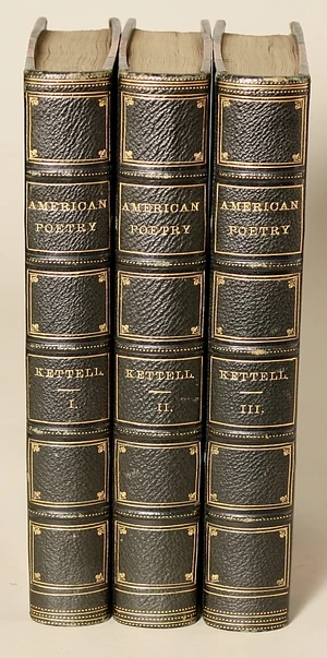 Specimens of American Poetry (edited by Samuel Kettell, 1800-1855). Boston: S.G. Goodrich, 1829.