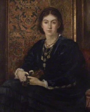 Caroline Blanche Elizabeth Lindsay (1844-1912). Portrait by Joseph Middleton Jopling (1831-1884), 1874. Courtesy National Portrait Gallery.