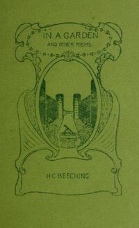 H.C. Beeching, In a Garden, and other poems, 1895. Courtesy Internet Archive.