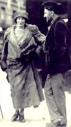  and Ezra Pound in Paris, 1921. Courtesy Wikimedia Commons.
