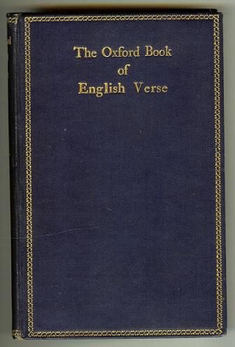 Oxford Book of English Verse | Penny's poetry pages Wiki | Fandom