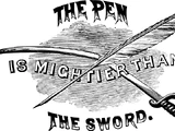 The pen is mightier than the sword