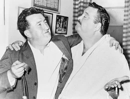 Brendan Behan and Jackie Gleason NYWTS