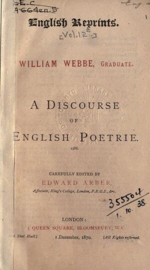 Discourseofengli00webbuoft 0005