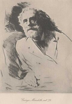George Meredith.age72