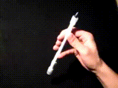 Finger Pass Pen Spinning GIF