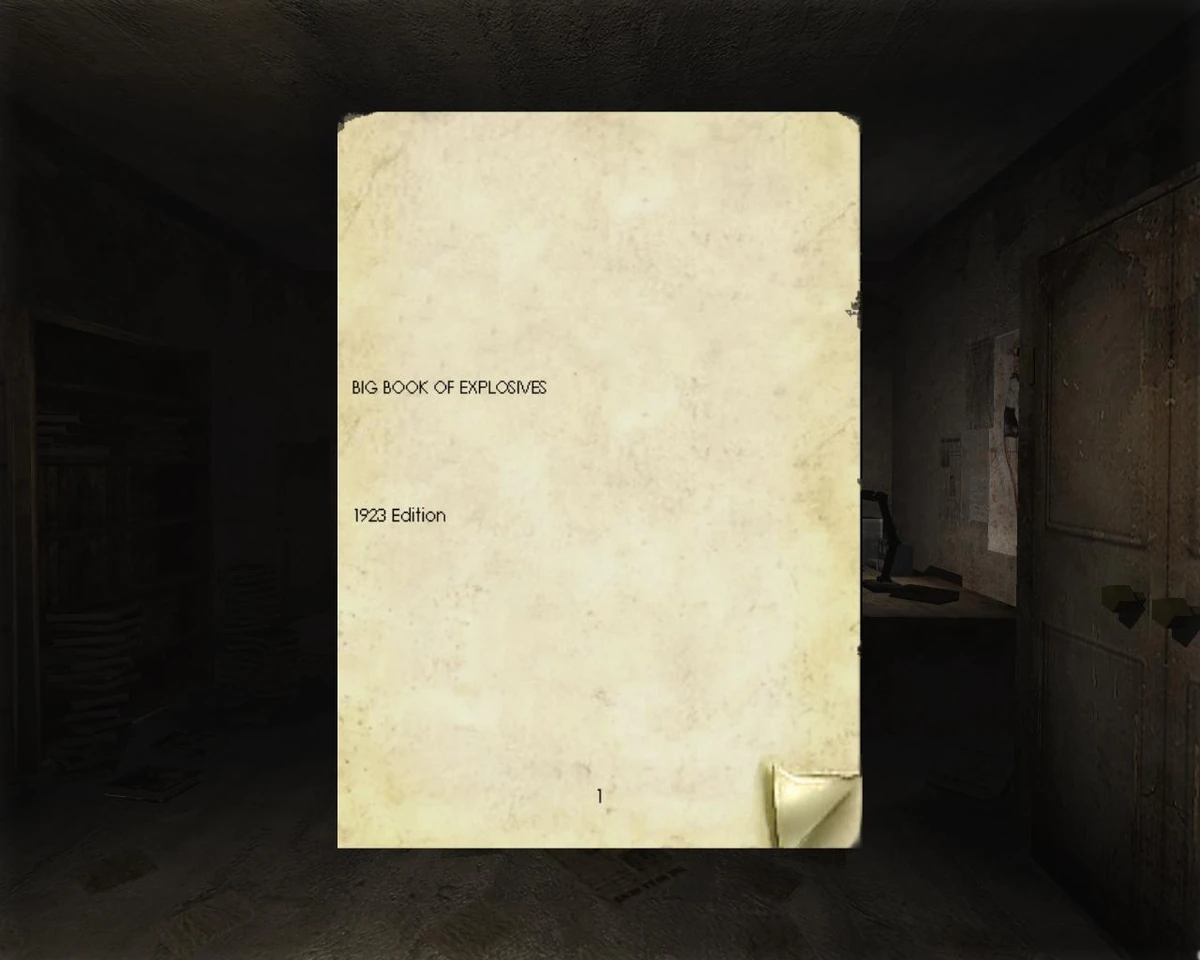 Explosives Book Penumbra Wiki Fandom