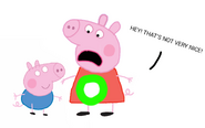 Heropig Zaps Peppa Pig In The Hole Of The Shirt!