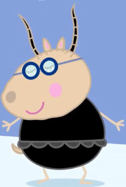 Peppa pig in swimsuit shop