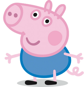 George está construindo uma torre! Peppa Pig e sua família em português.  Histórias para crianças 