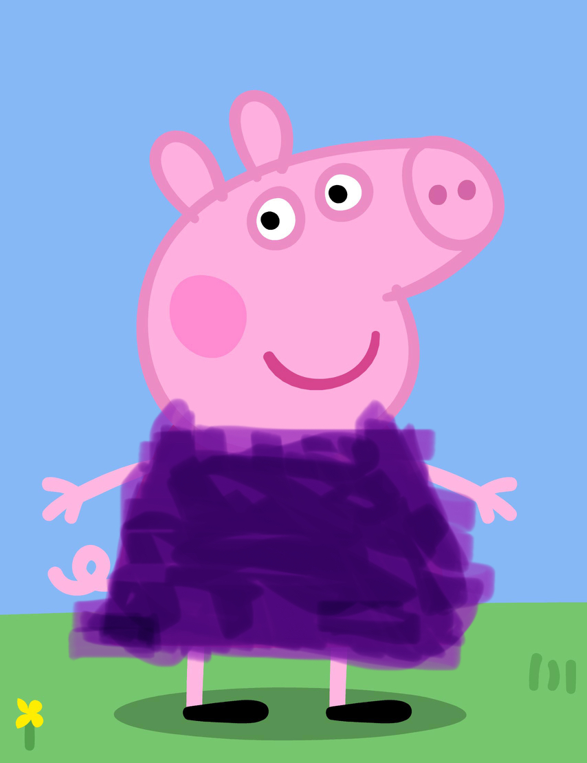 Peppa Pig speed draw first attempt in my life!!! by peachybofind -- Fur  Affinity [dot] net