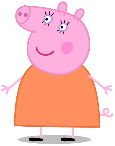 How to Draw Mama Pig (Peppa Pig) 