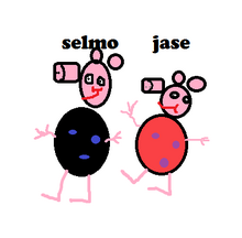 Selmo + jase pig