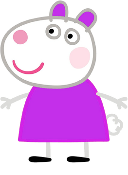 Peppa Pig Series Cartoon Model Toy Boy Girl George Pig Lamb Susie