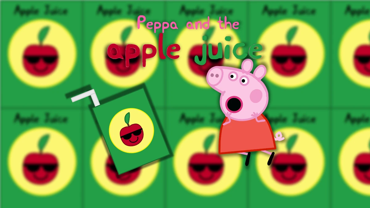 Peppa and the apple juice (series) Peppa Pig Fanon Wiki Fandom