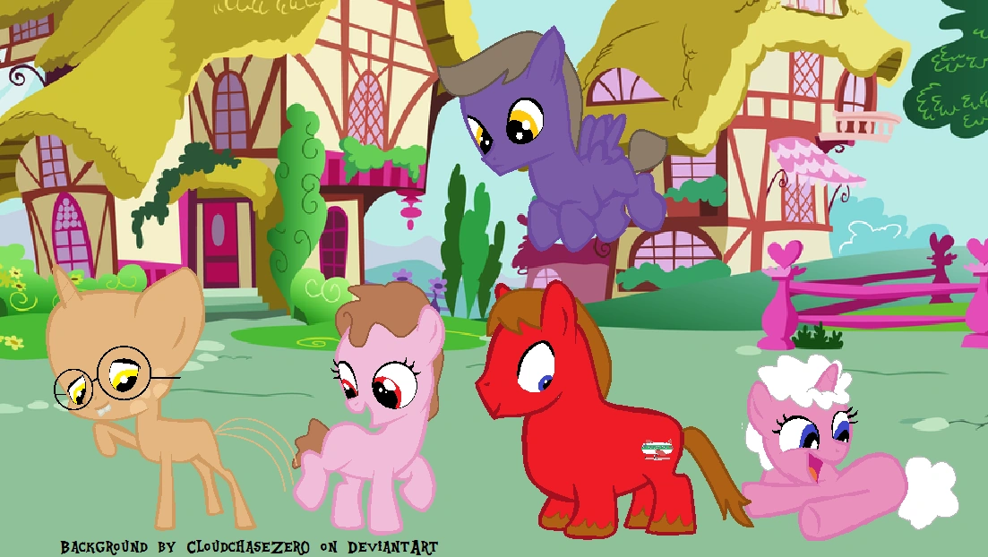 peppa pig my little pony