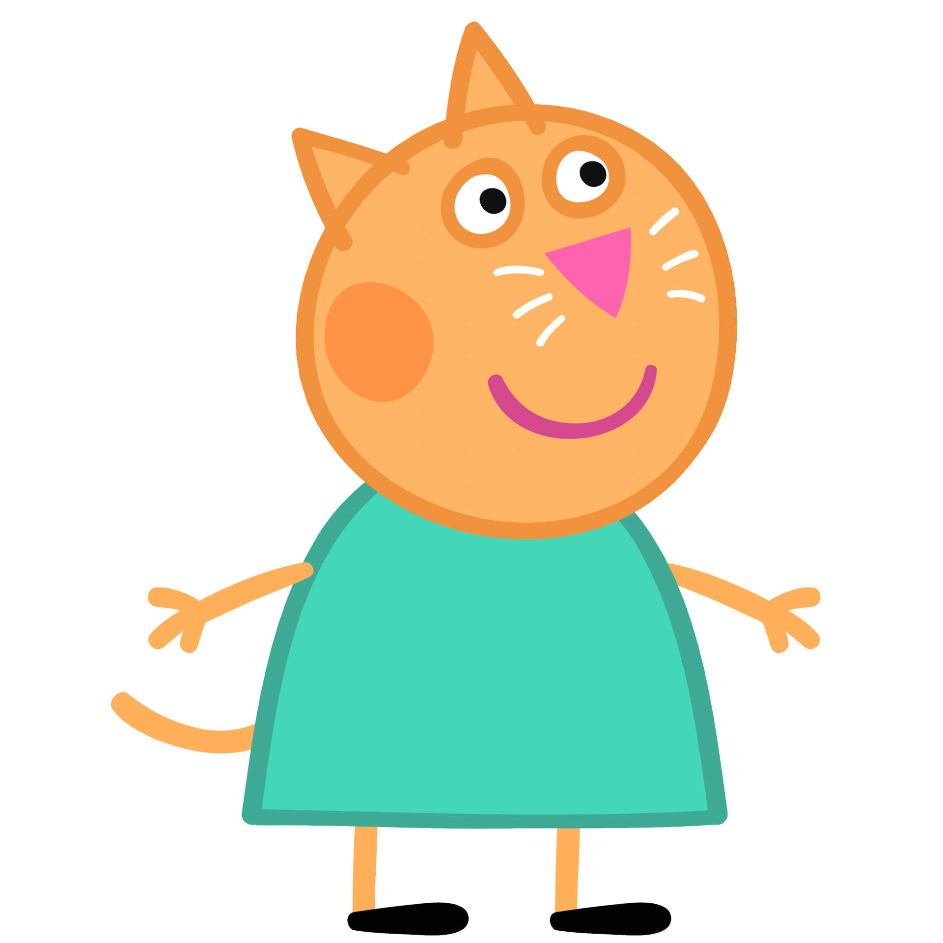 Is there a cat in Peppa Pig?