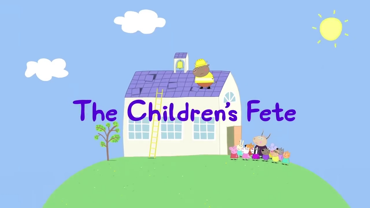 Peppa Pig's Fun Time at the Children's Fete  Peppa Pig Official Family  Kids Cartoon 