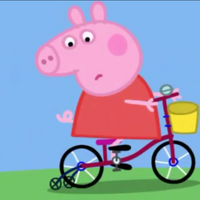 george pig bike helmet