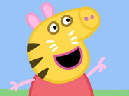 Tiger Peppa pointing with Big Mouth