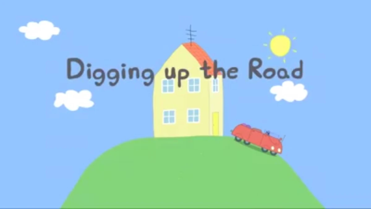 Digging up the Road Peppa Pig Wiki Fandom