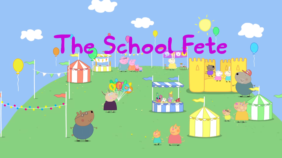 Peppa Pig's Fun Time at the Children's Fete  Peppa Pig Official Family  Kids Cartoon 