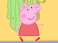 Peppa Running with Red Shoes going inside 3