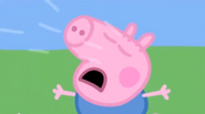 George Pig crying