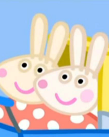 rosie and robbie rabbit peppa pig