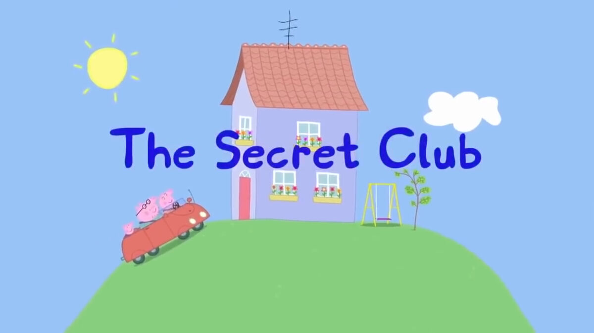 Peppa Pig - The Secret Club (38 episode / 3 season) [HD] 