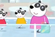 Mrs. Panda with her daughters in The Perfect Day