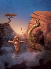 Apollon tuant Python