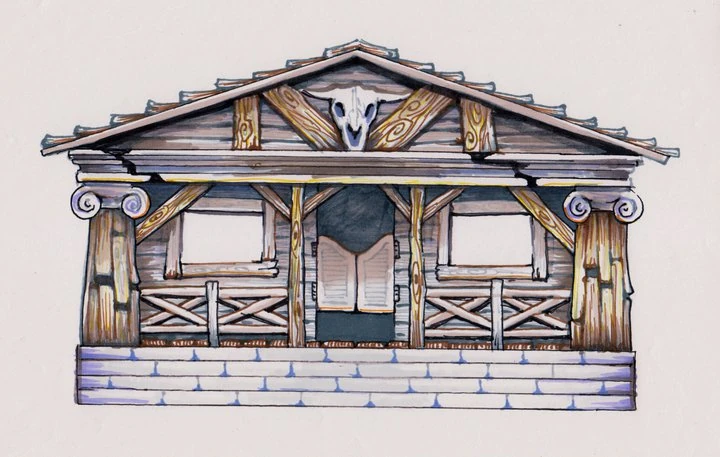Домики богов перси джексон. Перси джексон домики. Домик посейдона в лагере полукровок. Перси джексон домики. Перси джексон домики.