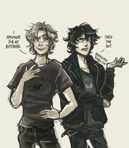 - Je te pris d’excuser, mon copain. - Tu pourrais éviter... - Tu préférerais que je dise "mon partenaire" ? Mon "ami particulier"? - Ennui particulier, dans ton cas.