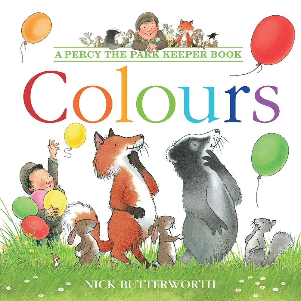 Percy the Park Keeper Book Colours Percy the Park Keeper Wiki Fandom