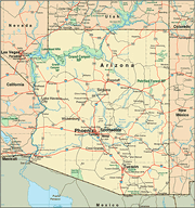 Arizona map