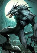 Sabre in his werewolf form