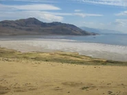 Vista del Gran Lago Salado.