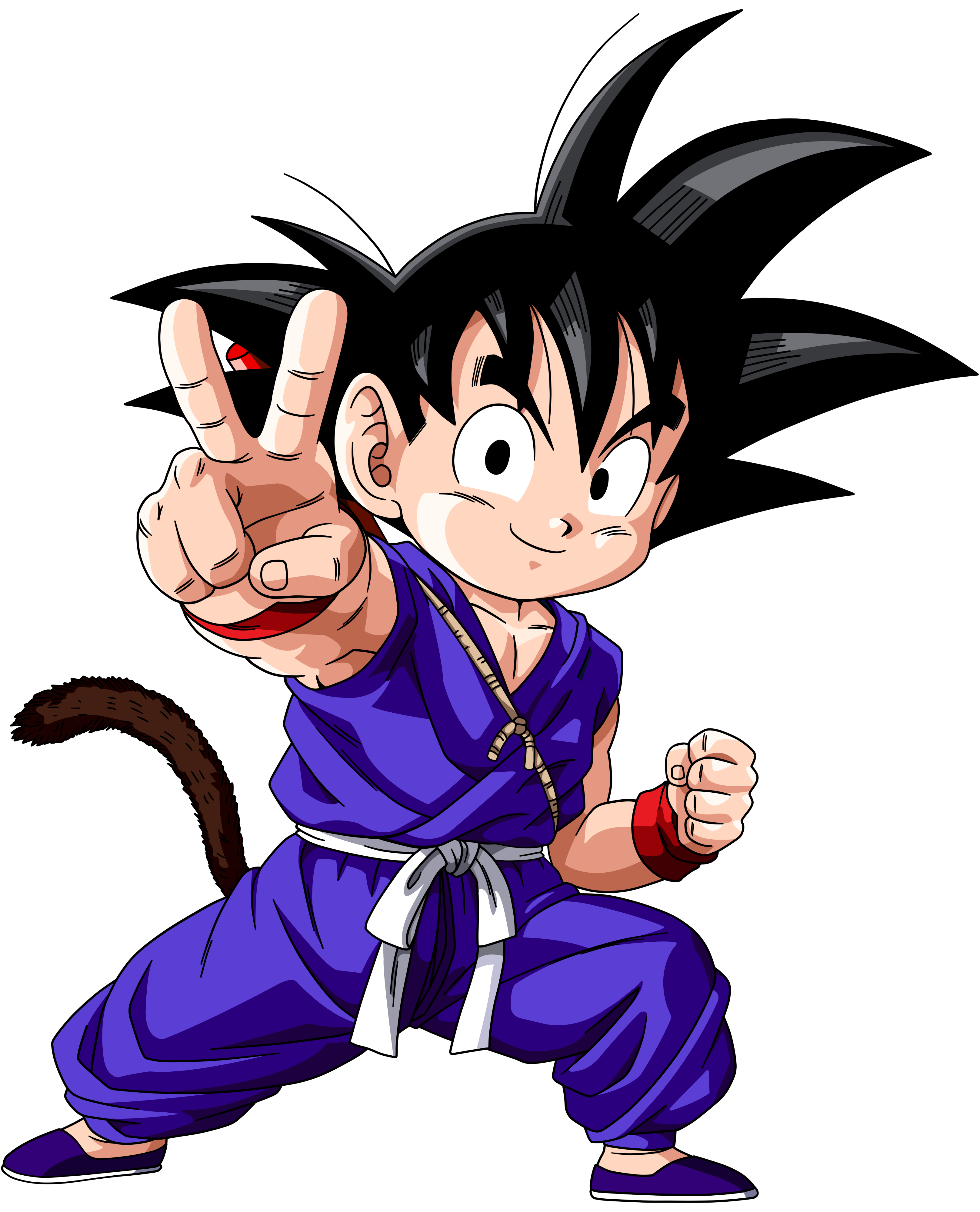 Kid Goku Vector Render/Extraction PNG by TattyDesigns on