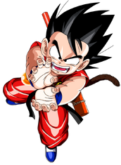 Kid Goku Vector Render/Extraction PNG by TattyDesigns on