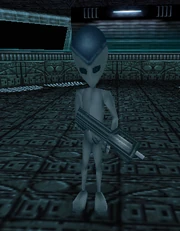 A Maian as seen in the original N64 version. This particular Maian is the Co-Op Buddy .