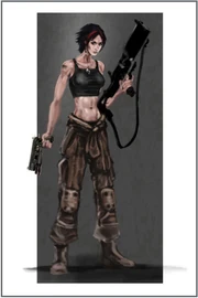 Concept art of  for Perfect Dark Core.