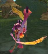 Yon Tonsyn dancing at Village of the Lost