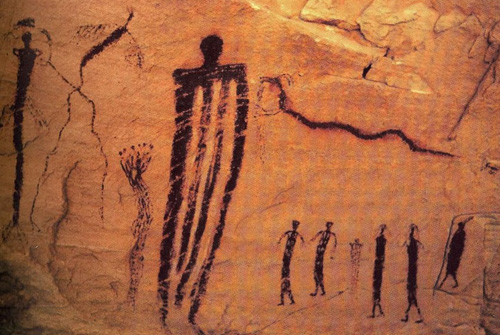 ancient alien cave drawings