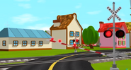 Shawn the train, Learn about Shapes with Shawn's Roller Coaster Adventure Railroad Crossing 06