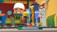 Handy Manny Train Set Railroad Crossing 02