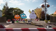 Amazing World of Gumball, The Neighbor, Railroad Crossing, Lights, Gates 06