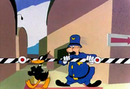 Hollywood Daffy Cartoon Railroad Crossing Gates 03