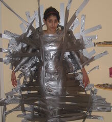 Cookeh monsta duct tape queen by deadxgone